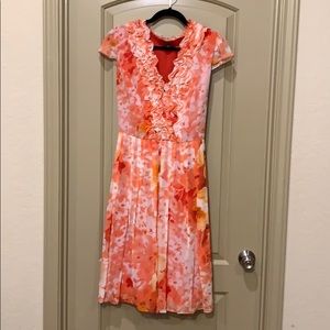Bright And Colorful Chiffon Dress